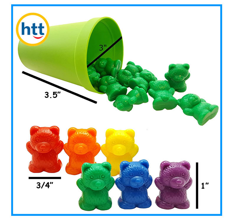 HTT-B004 3计数分类小熊教育玩具