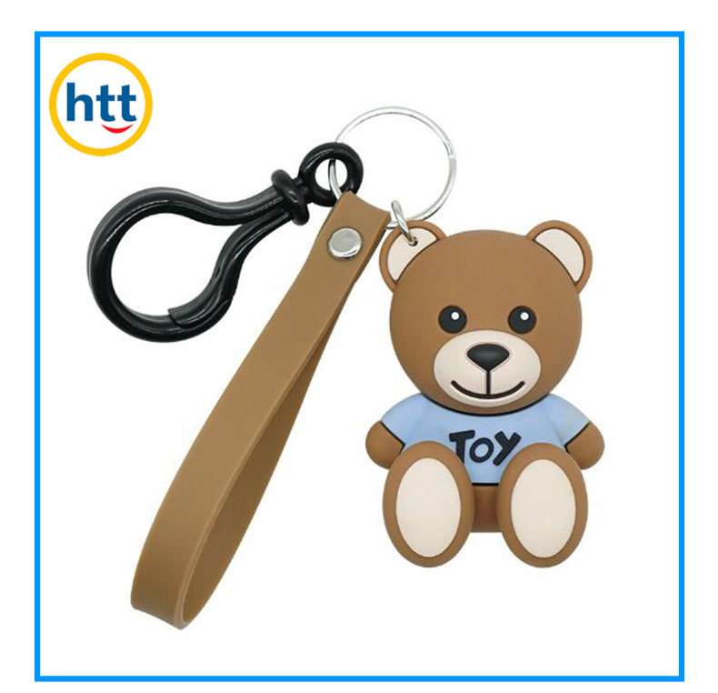 HTT-F003 卡通动漫小熊公仔钥匙扣定制饰品