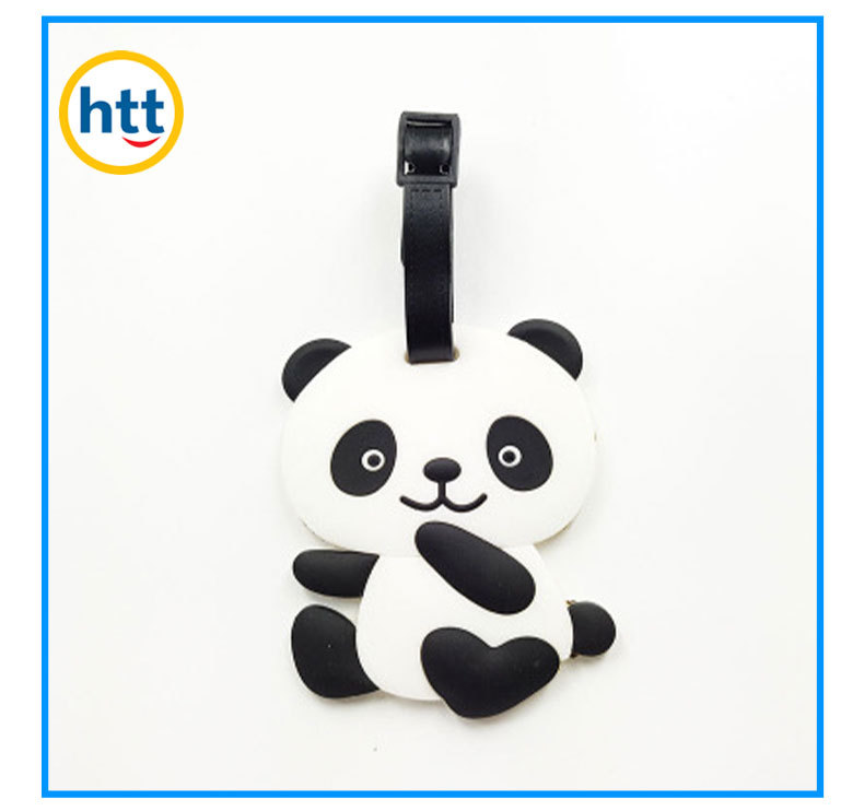 HTT-F018 定制卡通熊猫行李牌 行李箱吊牌 登机牌
